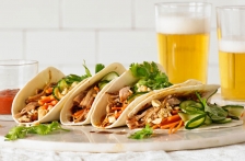 Asian pulled pork tacos